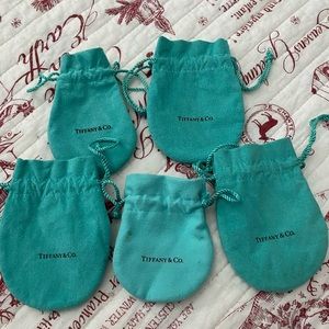 Tiffany and Co jewelry pouches